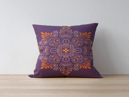 Aberto Design Funda de Cojín Multicolor 43 x 43 cm
